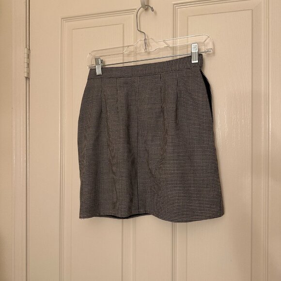 Vintage Pendleton Houndstooth Skirt Size 6 - Picture 3 of 6